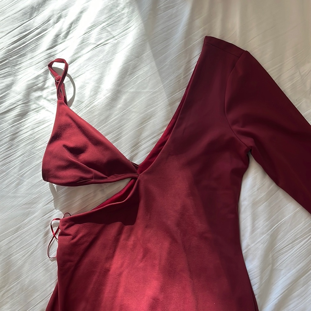 Superdown Asymmetrical Mini Dress